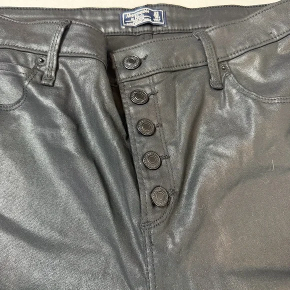 Abercrombie & Fitch High-Rise Super Skinny Ankle Pants Size 33/16s - Picture 5 of 13